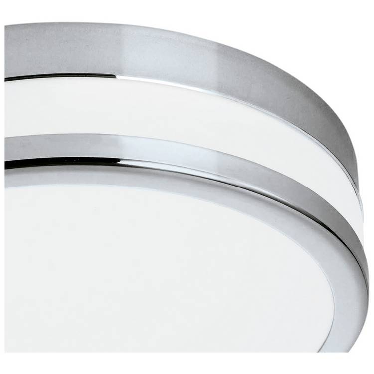 EGLO Palermo flush ceiling light chrome 22.5cm - British product