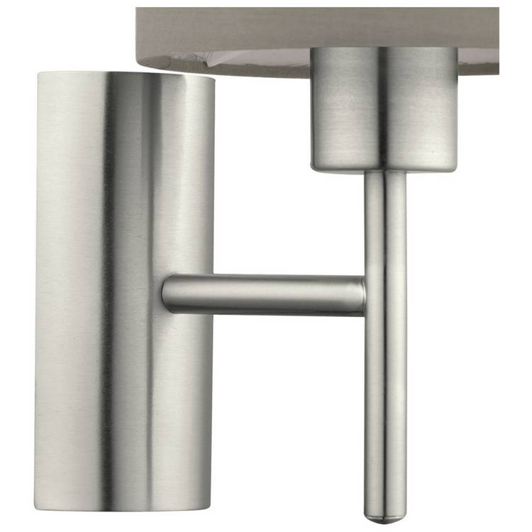 EGLO Pasteri taupe wall light 30.5cm (British brand)