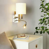 Argos EGLO Pasteri Steel Wall Light with Reading Light, White- Buy online at McGrocer