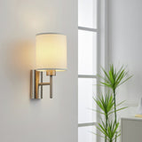 EGLO Pasteri steel wall light white 30.5cm - British product