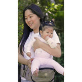 Dreambaby Up And Go hip seat carrier in grey, UK version