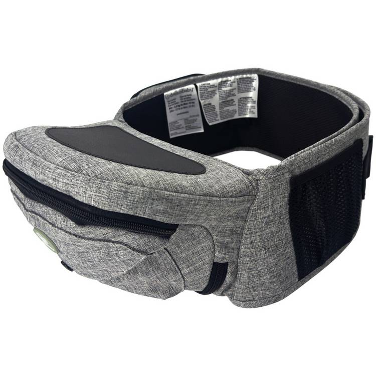 Dreambaby Up And Go hip seat carrier in grey, UK version