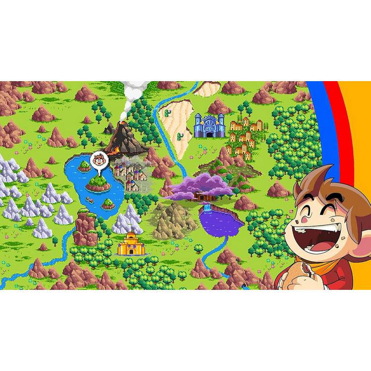 Alex Kidd Miracle World DX platformer game for PS5, UK version