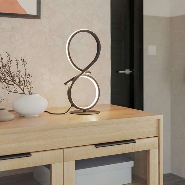 EGLO LED table lamp black 40.5cm - British product