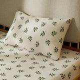 Argos Home foliage print cream standard pillowcase pair - British product