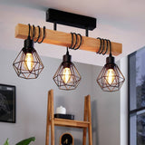 EGLO Townshend 3-light pendant black - British product