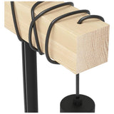 EGLO Townshend black steel table lamp, imported from the UK