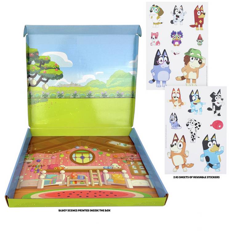 Bluey large art colouring set, imported from the UK