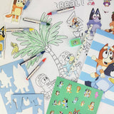 Bluey large art colouring set, imported from the UK