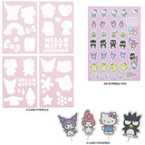 Hello Kitty large art colouring set with sheets and notepad - British product