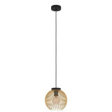 EGLO black gold steel pendant light 23.5cm - British product