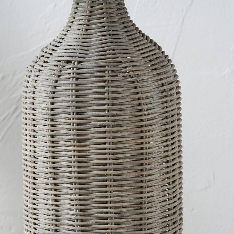 Pacific Anika rattan bottle lamp grey - British brand