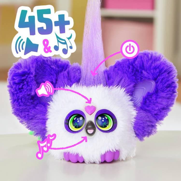 Hasbro Furblet Bam Boo panda interactive plush toy - British product