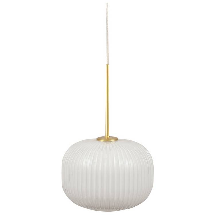 Pacific Bella white gold glass pendant light, imported from the UK