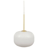 Pacific Bella white gold glass pendant light, imported from the UK