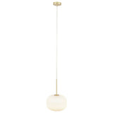 Pacific Bella white gold glass pendant light, imported from the UK