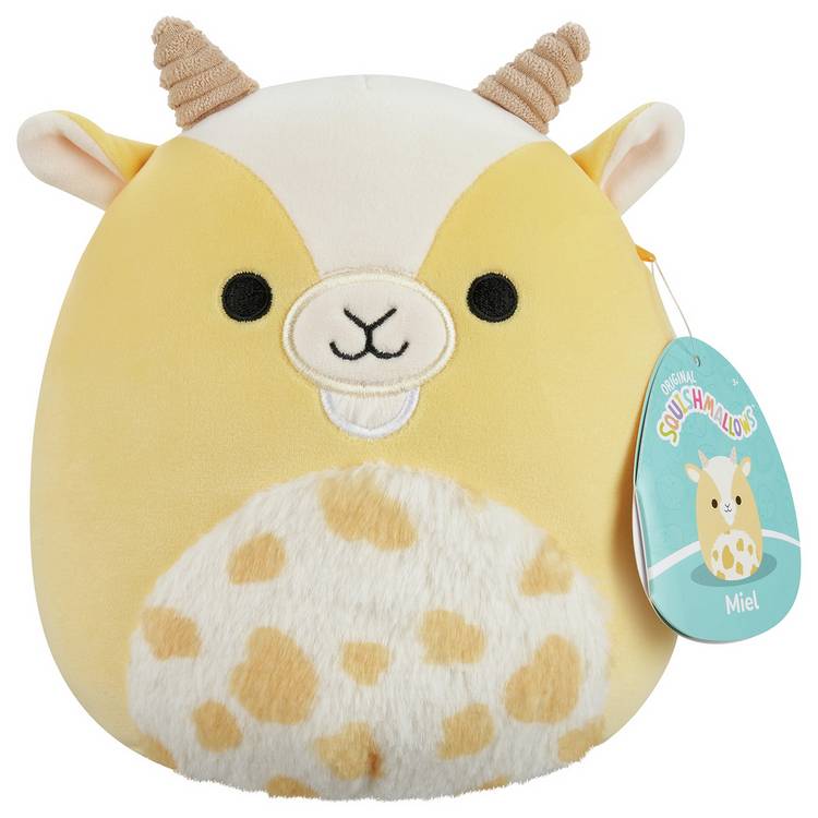 Squishmallows Miel yellow goat plush toy 7.5 inch, UK version