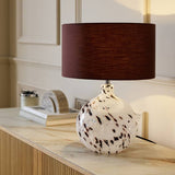 Argos Habitat Confetti Glass Table Lamp - Grey & Brown- Buy online at McGrocer