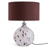 Habitat Confetti glass table lamp grey brown, UK version