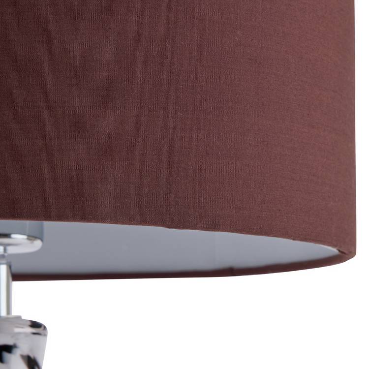 Habitat Confetti glass table lamp grey brown, UK version