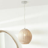 Pacific Raffles rattan pendant light large natural, imported from the UK