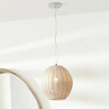 Pacific Raffles rattan pendant light large natural, imported from the UK