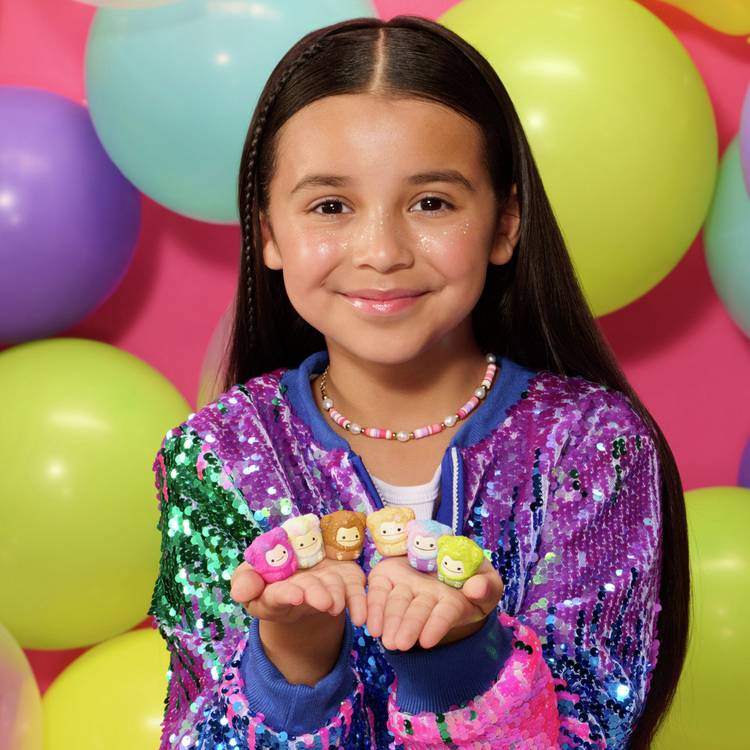Squish-a-longs mini squish plush pack of 14, imported from the UK