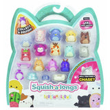 Squish-a-longs mini squish plush pack of 14, imported from the UK