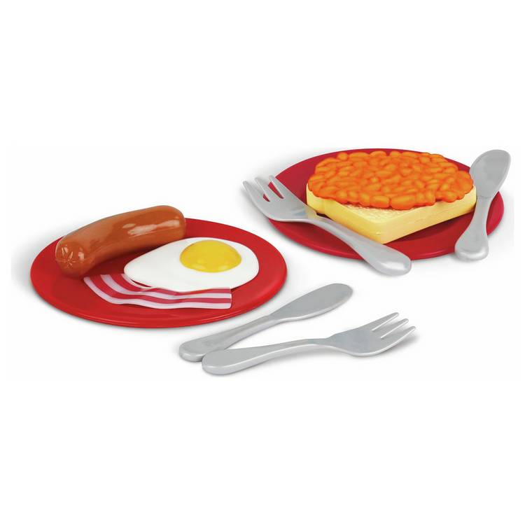 Heinz toy breakfast play set with ketchup and beanz, UK version
