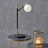 Argos Pacific Wanda Metal Orb Table Lamp - Black & White- Buy online at McGrocer