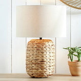 Argos Pacific Zadi Plaited Woven Tall Table Lamp - Natural- Buy online at McGrocer