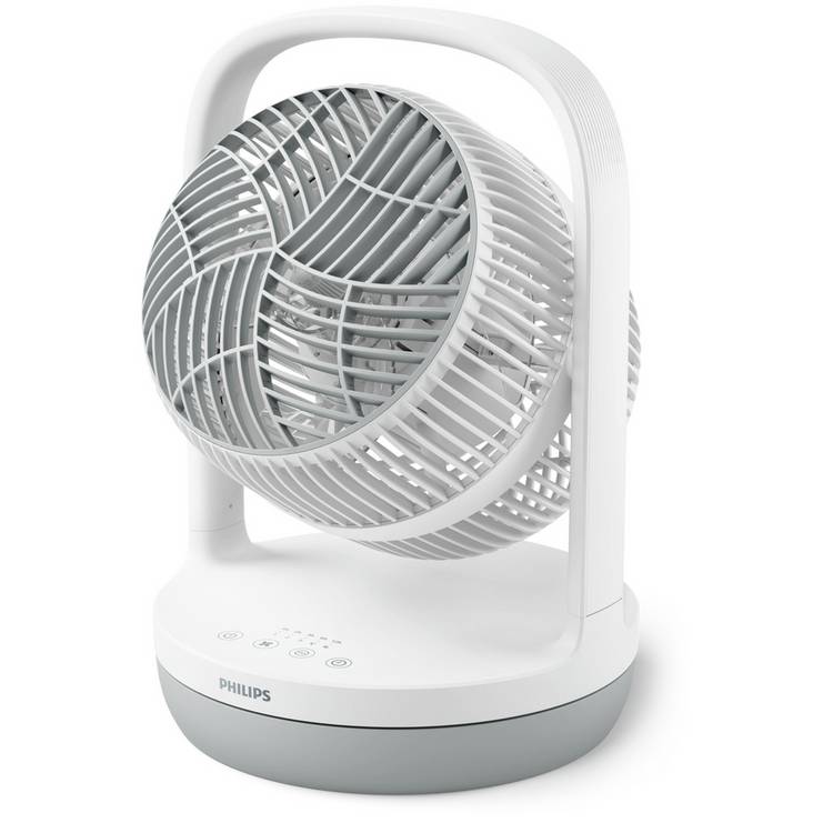 Philips 2000 Series white grey 8 inch desk fan (British brand)
