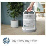 Philips 2000 Series white grey 8 inch desk fan (British brand)