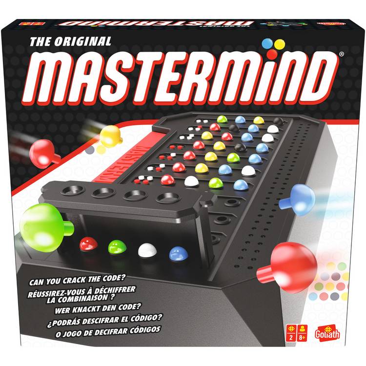 Mastermind board game secret colour code (British brand)