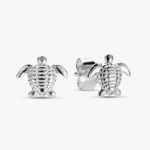 Revere sterling silver turtle stud earrings (British brand)