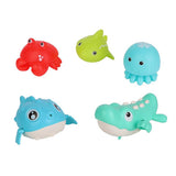 Chad Valley Bathtime 8 pack of soft sea creature bath toys, UK version