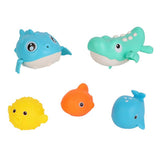 Chad Valley Bathtime 8 pack of soft sea creature bath toys, UK version