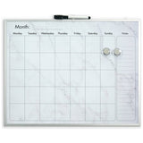 Cathedral marble effect magnetic calendar board 40.5x51cm (British brand)