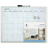 Cathedral marble effect magnetic calendar board 40.5x51cm (British brand)