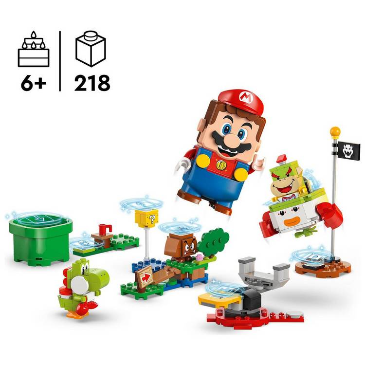 LEGO Super Mario Adventures building set 218 pieces, imported from the UK