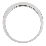 Revere white gold cubic zirconia eternity ring size H - British product