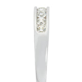 Revere white gold cubic zirconia eternity ring size H - British product