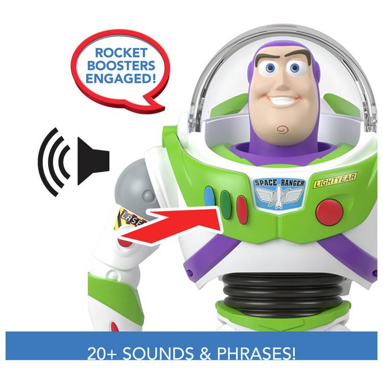 Disney Pixar Buzz Lightyear Rocket Rescue figure - British product