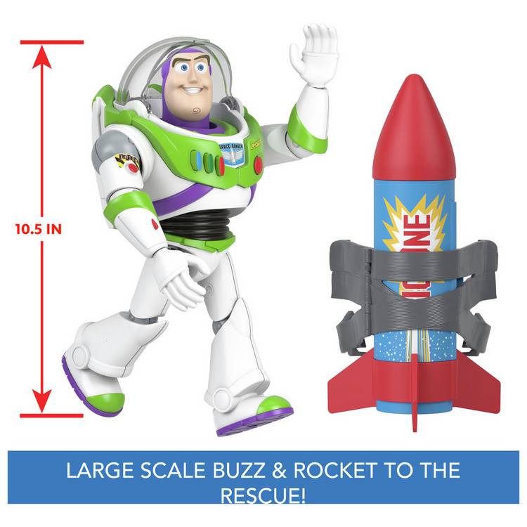 Disney Pixar Buzz Lightyear Rocket Rescue figure - British product