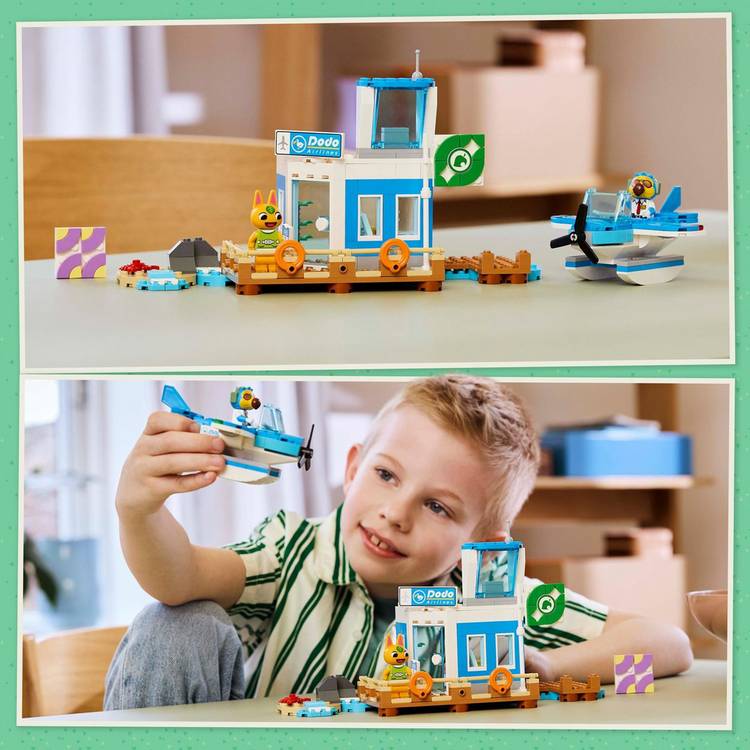 LEGO Animal Crossing Dodo Airlines Airport playset, UK version