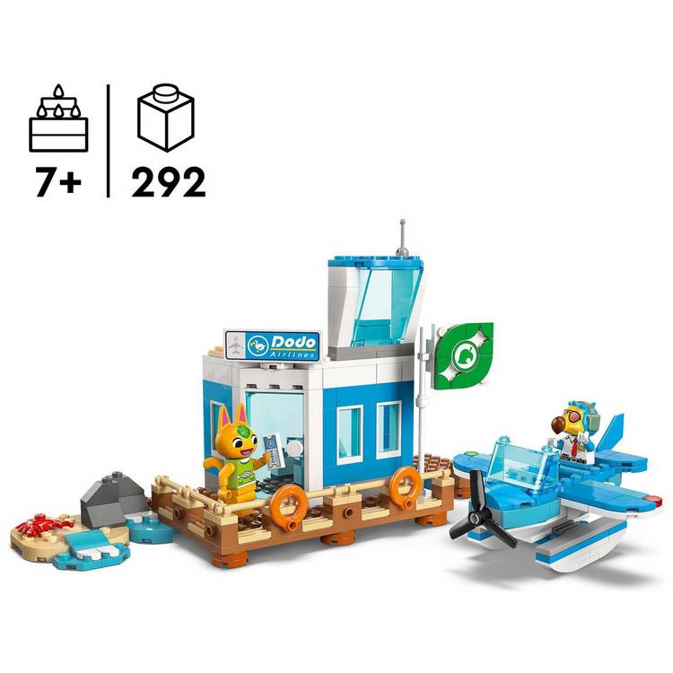 LEGO Animal Crossing Dodo Airlines Airport playset, UK version