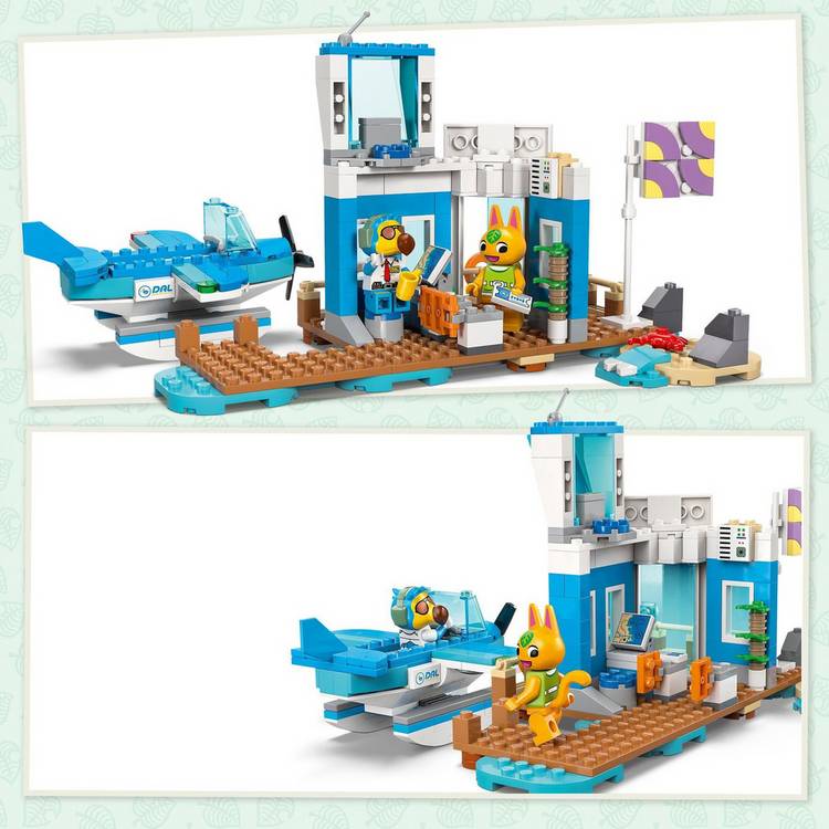 LEGO Animal Crossing Dodo Airlines Airport playset, UK version