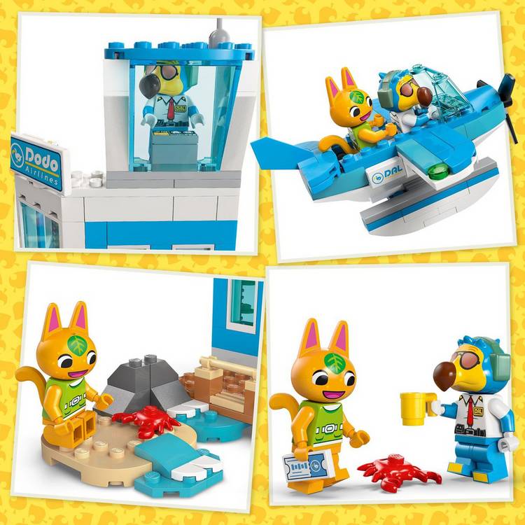 LEGO Animal Crossing Dodo Airlines Airport playset, UK version