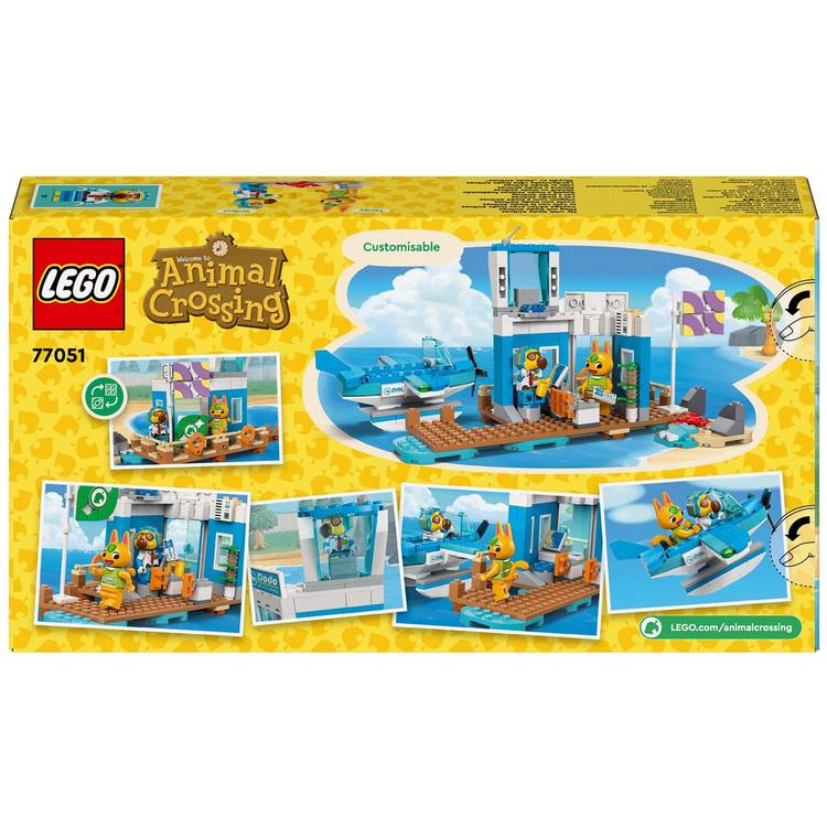 LEGO Animal Crossing Dodo Airlines Airport playset, UK version
