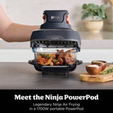 Ninja CRISPi 4-in-1 portable air fryer 4.5L blue - British product